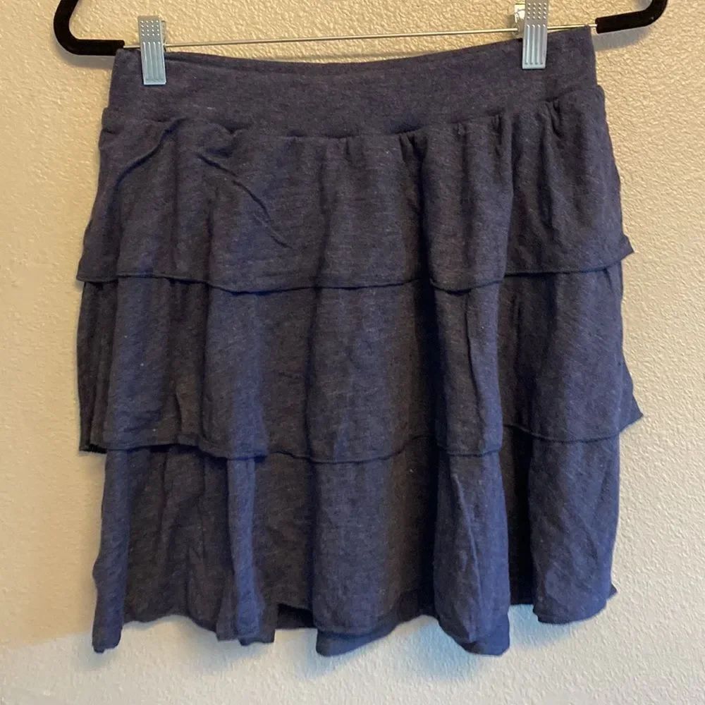 NWT- Chaser Navy Tiered Mini Skirt- Size Medium